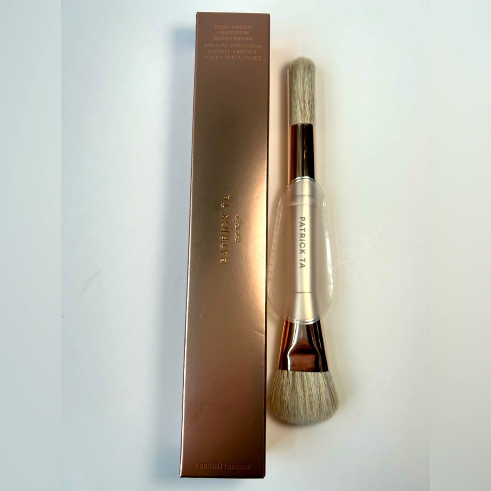 NWT🌷Patrick Ta Duel-Ended Precision Blush Brush (for Face #6)